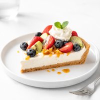 No Bake Light and Fruity Pie