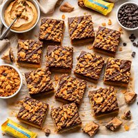 No Bake Mock Butterfinger Bars