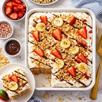 No Bake Pudding Graham Cracker Cake