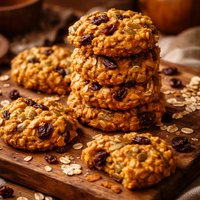 No Bake Pumpkin Raisin Oatmeal Cookie Recipe