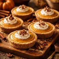 No Bake Pumpkin Tarts