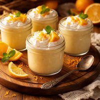 No Cook Citrus Pudding