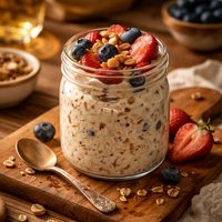 No Cook Overnight Oatmeal