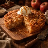 No Crust Apple Pie