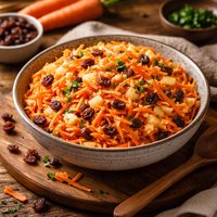 No Fat Carrot Raisin Salad