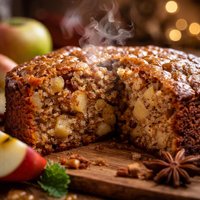No Fat Old Fashioned Apple Cake