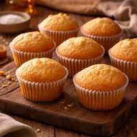 No Frosting Cupcakes