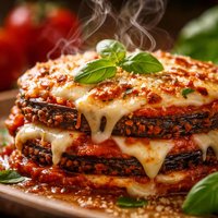 No Fry Eggplant Parm