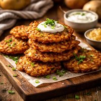 No Fry Potato Latkes