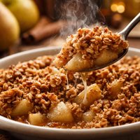 No Fuss Pear Crumble