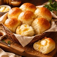 No Knead Batter Dinner Rolls