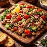 No Mayo Marinated Tuna Salad