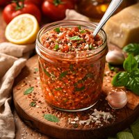 No Oil Fresh Tomato and Parmesan Dressing