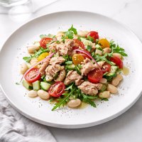 No Shop Tuna and White Bean Salad