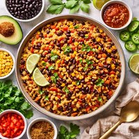No Soak Pressure Cooker Rice and Beans