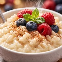 No Sugar No Fat 5 Minute Rice Pudding