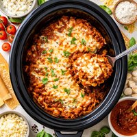 No Time to Wait Crock Pot Lasagna