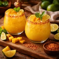 Non Alcoholic Mango Margaritas