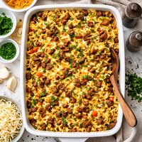Noodle and Hash Casserole