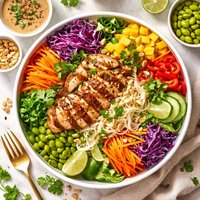 Noodle Salad with Peanut Lime Vinaigrette