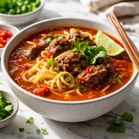 Noodle Soup Tomato Beef