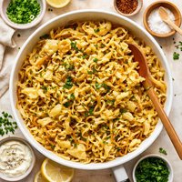 Noodles Cabbage and Onions Halushki