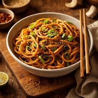 Noodles in Sesame Soy Sauce