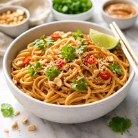 Noodles with Peanut Sauce