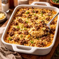 North Carolina Sausage and Grits Casserole