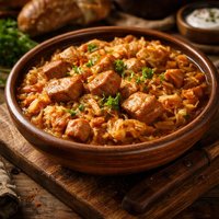 North Croatian Pork and Sauerkraut Stew Sekeli Gulash