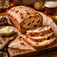 Norwegian Raisin Beer Bread