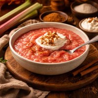 Norwegian Rhubarb Pudding