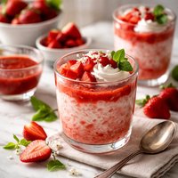 Norwegian Strawberry Tapioca Dessert