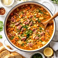 Not Your Average Ham Bean Soup