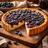 Nova Scotia Blueberry Flan
