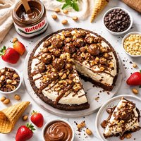 Nutella and Ice Cream Cake