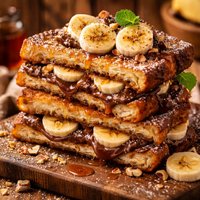 Nutella Banana French Toast
