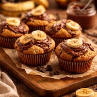 Nutella Banana Muffins