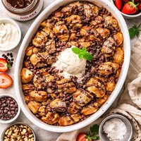 Nutella Bread Pudding
