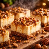 Nutty Cheesecake Squares