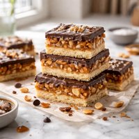 Nutty Chocolate Caramel Bars