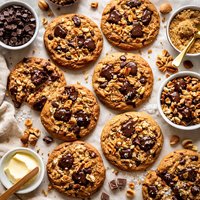 Nutty Chocolate Chunk Cookies