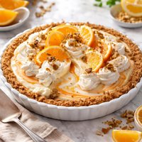 Nutty Creamsicle Pie