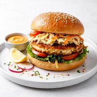Nutty for New England Naughty but Nice Crab Burger