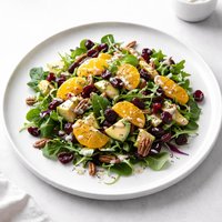 Nutty Mandarin Salad with Poppy Seed Dressing
