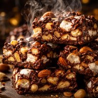 Nutty Rocky Road Bars