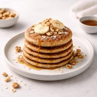 Oat and Walnut Pancakes