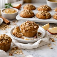 Oat Applesauce Muffins