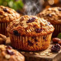 Oat Bran and Dried Fruit Muffins