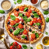 Oat Bran Pizza